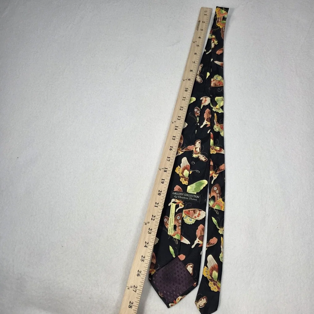 Vintage Gallery Collection By Christina Desiree Ming Dynasty Silk Tie Made USA